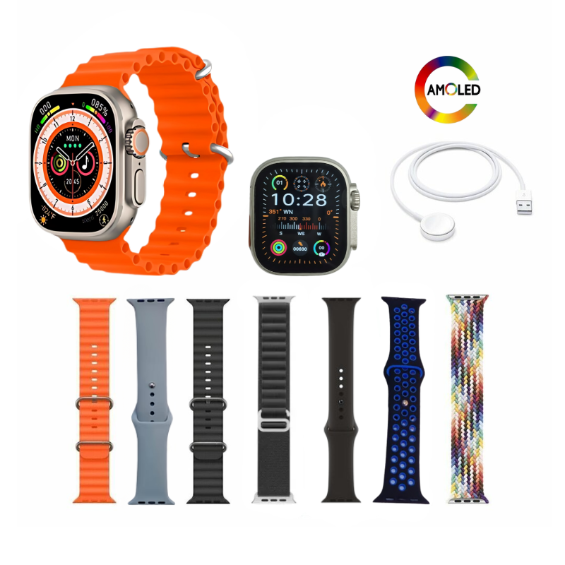 Reloj Smart Watch 7 Correas  pantalla Amoled