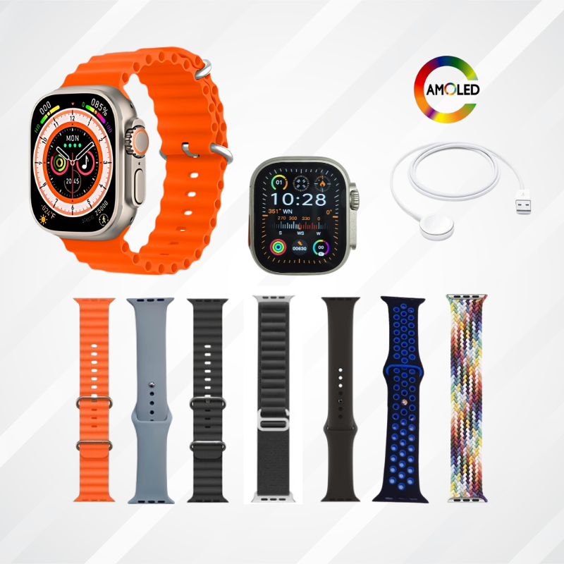 Reloj Smart Watch 7 Correas  pantalla Amoled